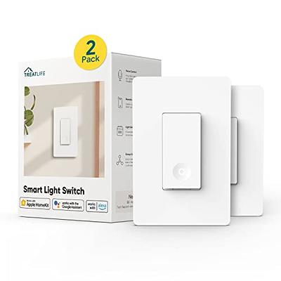 TP-Link Tapo Matter Smart Light Switch: control de voz con Siri, Alexa y  Google Home | Certificado UL | Temporizador y horario | Fácil instalación