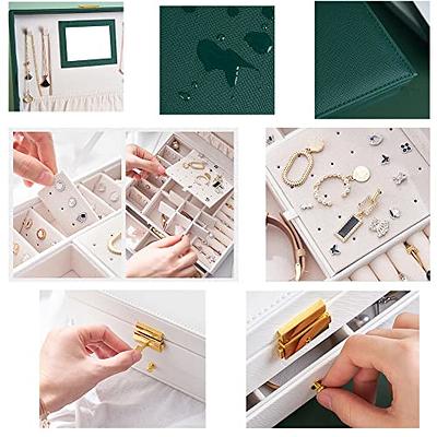 YUFONG Jewelry Boxes Earring Storage Box Organizer 5 Drawers Jewelry  Organizer Acrylic Jewelry Storage Box Holder Compartment Transparent  Display