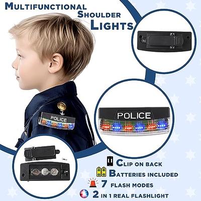 Joycover Police Officer Costume for Kids - Deluxe Police Costume for Kids  with Accessories, Kids Halloween Costumes for Boys Girls, Cop Costume Role