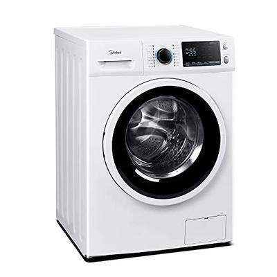 LG 24 in. W 2.4 cu. ft. SMART All-in-One Compact Front Load Washer &  Ventless Dryer Combo in White with Steam WM3555HWA - The Home Depot