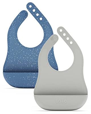 OXO Tot 2-Pack Roll Up Bib - Gray/Teal