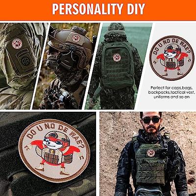 1PC Tactical Military Embroidered velcro patches backpack Applique