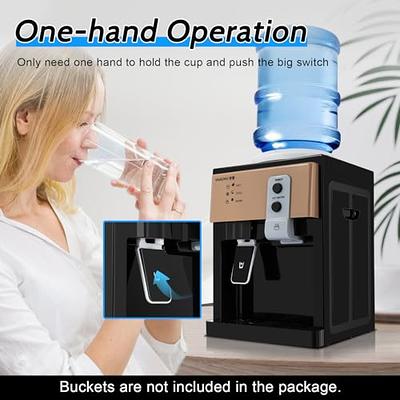 Electric Hot and Cold Water Dispenser Freestanding Top Loading 5 Gallon  Office