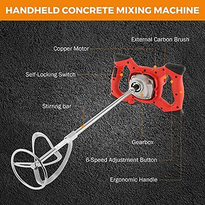  2600W Electric Hand-Held Cement Mixer Stirring Tool