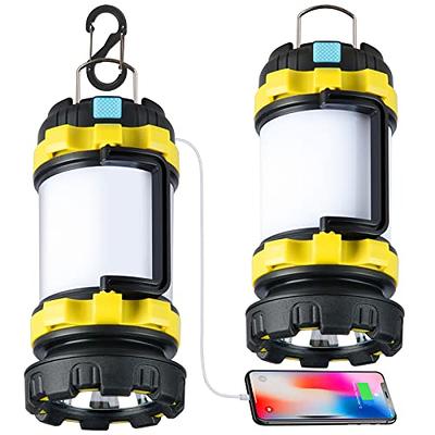 Yunchi 1000lm Camping Lights and Lanterns Collapsible Outdoor LED Camping Lantern Tent Lights with Battery Powered Portable Battery Lanterns for Power