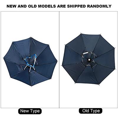 Umbrella Hat, Headwear Umbrella with Double Layer, Portable and
