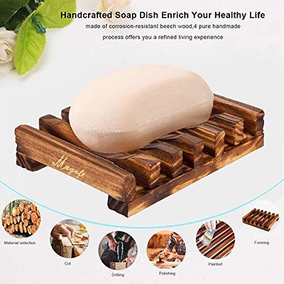 Bathroom Wall Mounted Soap Dish With Hook Multifunctional Self-Draining  Soap Holder Sponge Storage Rack Kitchen Accessories