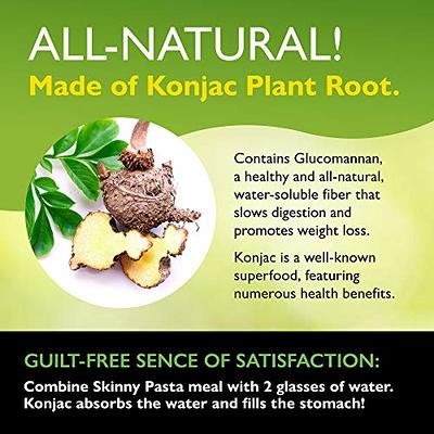 Its Skinny Spaghetti Healthy, Low Calorie, Low-Carb Konjac Pasta Fully Cooked and Ready to Eat Gluten Free, Vegan, Keto and Paleo-Friendly (6-pack)