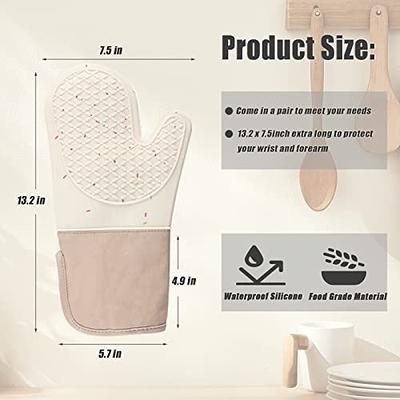 Silicone Oven Mitts Pot Holders Sets For Kitchen Heat - Temu