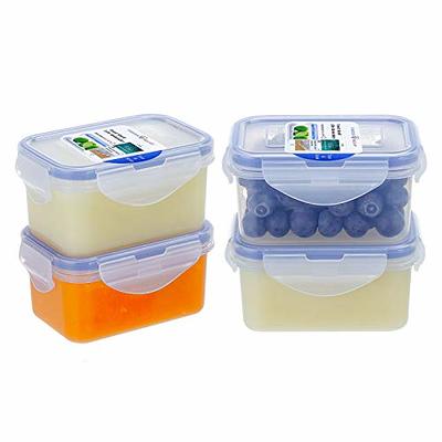 Really Useful Box Plastic Storage Container With Built In Handles And Snap  Lid 17 Liters 17 14 x 14 x 7 Blue - Office Depot