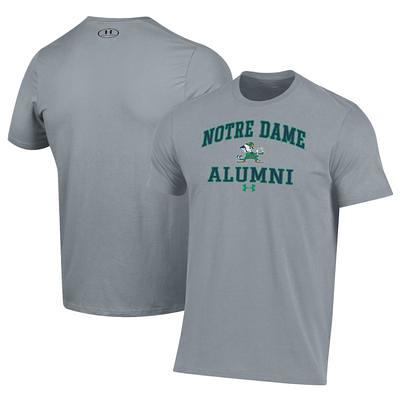 Men's Under Armour Navy/Green Notre Dame Fighting Irish Game Day Sleeve  Stripe Raglan Long Sleeve T-Shirt