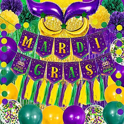 Mardi Gras Party Decorations Photo Backdrop