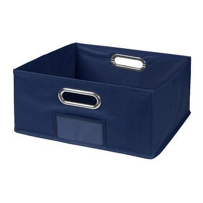 Niche Cubo Half-Size Foldable Fabric Storage Bins Set of 6 Blue