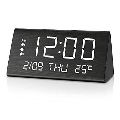 REACHER Wood Grain Sunrise Alarm Clock and Sound Machine Nightlight,  Digital Dimmable Clock for Bedroom, 26 Sleep Sounds, White Noise Machine  for Baby, Adults, Wake Up Light Alarm Clock for Kids 