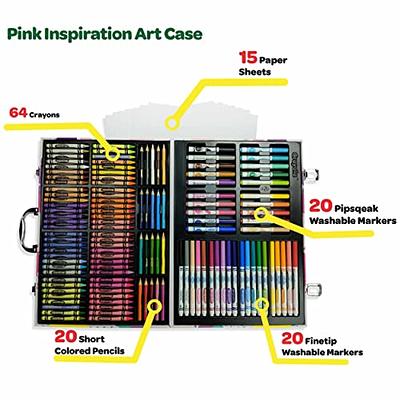 Crayola Inspiration Art Case Coloring Set - Pink (140ct), Art Set