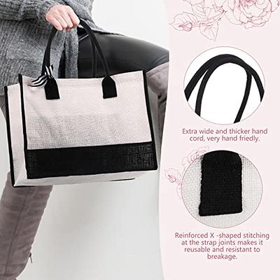 yeload 20 Pieces Canvas Tote Bags with Handles Bulk - Black and White Blank  Sublimation Tote Bags for Women, Bridesmaids, and Daily Use - Bulk Tote  Bags for DIY Crafts and Gifts - Yahoo Shopping