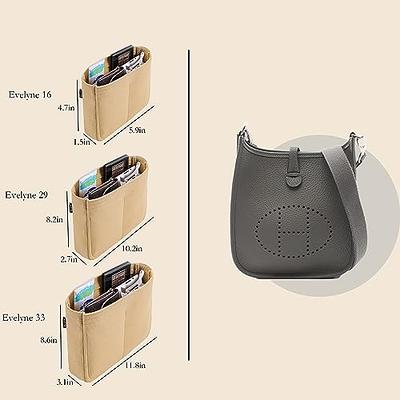 D.DUO Bag Organizer Insert, Tote Purse Insert, Pocket Wallet Divider for  Hermes Evelyne 16/29/33 (L(11.8×3.1×8.7), Beige) - Yahoo Shopping