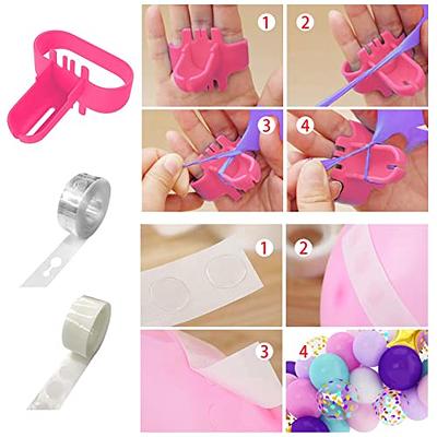Balloon Glue Dots- For Foil, Latex, Confetti Balloon Adhesive(Pack