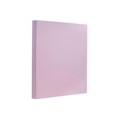 JAM Paper & Envelope Cardstock, 8.5 x 11, 130lb Light Purple, 25 per Pack -  Yahoo Shopping