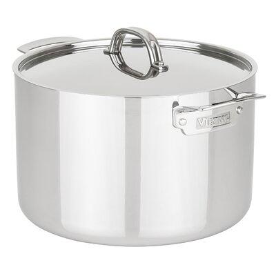 Viking 3-Ply Oval Roaster 8.5-Quart with Metal Induction Lid Rack