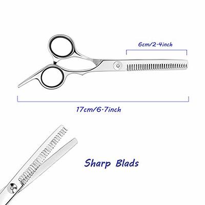  Hair Thinning Scissors ULG Professional Barber's Texturizing  Teeth Shears for Hairdressing, Salon and Home Use Thinning Shears for Hair  Cutting, Made of Japanese Stainless Steel, 6.5 inch : Beauty 