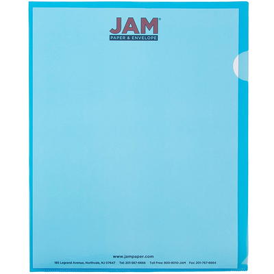 Jam Paper Plastic Sleeves, 9 x 11 1/2, Clear, 600/Box