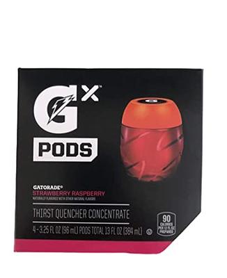 Gatorade GX Hydration System Non-Slip GX Squeeze Bottles & GX Sports Drink Concentrate Pods, Gray