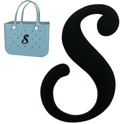 TEYOUYI Decorative Alphabet Lettering Accessories Compatible with Bogg Bags,Charm Inserts for Bogg Bag,Personalize Your Tote Bag with Alphabet