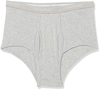 Calvin Klein Men's Big Cotton Classic 3-Pack Brief, Black, White. Grey  Heather, 4XL - Yahoo Shopping