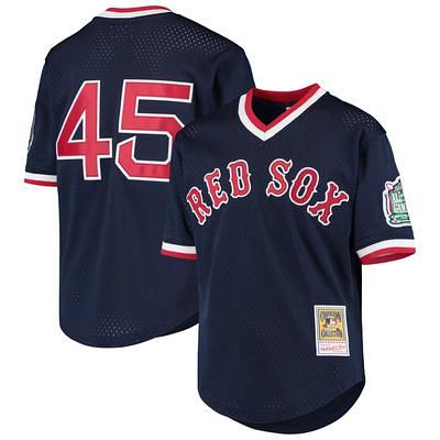 Men's Mitchell & Ness Carlton Fisk White Chicago White Sox Cooperstown Mesh Batting Practice Jersey