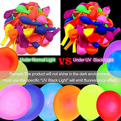 110 Pack Colored UV Neon Balloons Glow Balloons Neon Party Decorations Glow  in the Dark Party Supplies Balloons Black Light Neon Latex Fluorescent  Balloons for Kids Birthday Glow Party Decoration - Yahoo Shopping