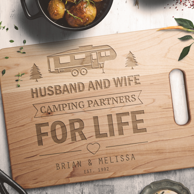 Husband And Wife Camping Partners For Life - Gift For Camping