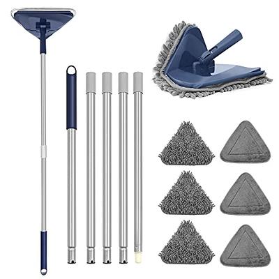 Wall Cleaner Mop, Baseboard Cleaner Tool Duster, with Extension Pole 23 to  85, with Window Squeegee, 6 Replacement Washable Microfiber Pad, for  Cleaning Walls Baseboard Ceiling Window Floor - Yahoo Shopping