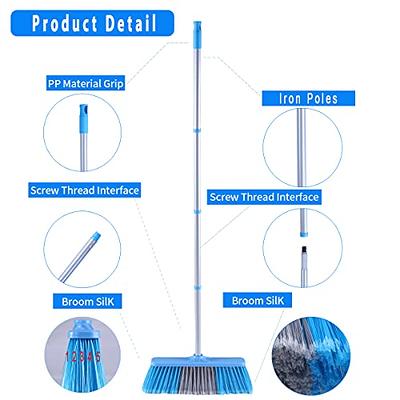 Yonill YONILL Indoor Dust Broom with Long Handle - Angle Broom for