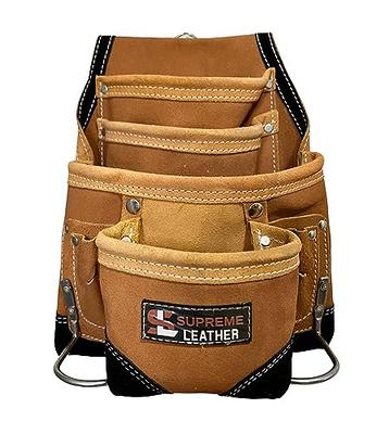 10 Pocket Carpenters Leather Tool Belt