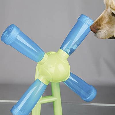 Dog Treat Puzzle Dog snack bone toy blue 