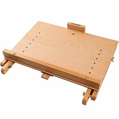 U.S. Art Supply Medium Tabletop Wooden H-Frame Studio Easel Adjustable