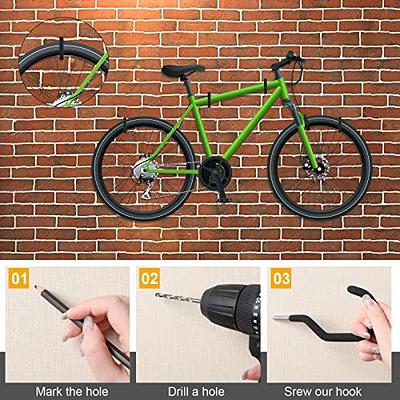 Shimeyao 20 Pcs Bike Ceiling Hooks Heavy Duty, Bike Hook, Bike Hangers for  Garage, Utility J