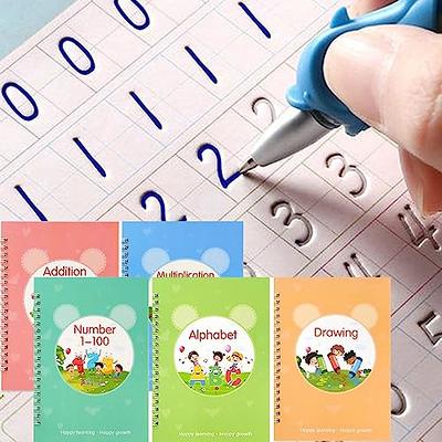 Large Size grooved Writing Books for Kids,Lucarni Reuable Handwriting  Practice for Kids,Magic Practice Copy Book,Preschool Kids (3-8) Learning  Writing Practice,(4 Book with pens and Pencil Grips) - Yahoo Shopping