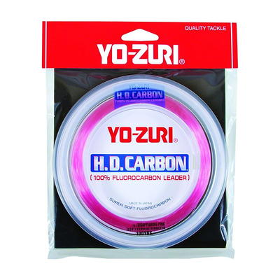 Yo-Zuri H.D. Carbon 100% Fluorocarbon Leader Line, 25lb, 30 Yds