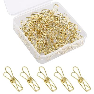  Zittop 4 Pack Metal Binder Clips, Invoice Bill Clip Utility  Paper Clips for Office Home Use (Bronze, 40mm) : Office Products