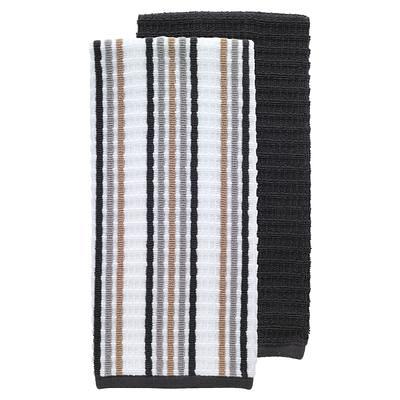 T-fal Textiles 6 Pack Solid & Check Parquet Kitchen Dish Towel Cloth Set -  On Sale - Bed Bath & Beyond - 15635089