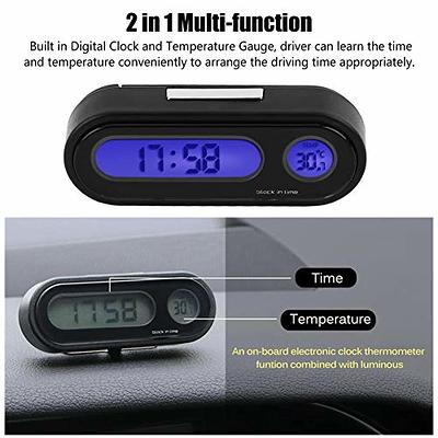 Cheap Mini Electronic Car Clock Time Watch Auto Clocks Luminous