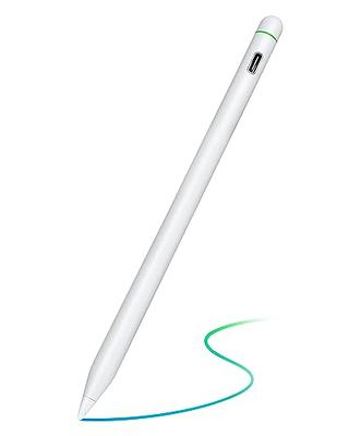 iPad Pencil, Palm Rejection & Tilt Drawing Active Stylus Pen for Apple iPad  Pro Air Mini (White)