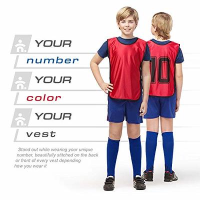 Youth Kids Boys/Girls Sport Practice Attire Scrimmage Vest Pinnies Pinnie
