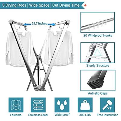 Stainless Steel Foldable Accordion Drying Rack