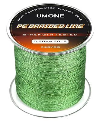 Dorisea Extreme Braid 100% Pe Moss Green Braided Fishing Line  109Yards-2187Yards 6-550Lb Test Fishing Wire Fishing String Incredible  Superline Zero Stretch (100m/109Yards 300lb/1.0mm(8Strands)) - Yahoo  Shopping