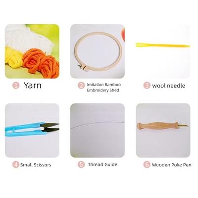 Poke Punch Thread Needle Kit, Needle Punch Embroidery Kit