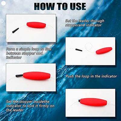 SEAOWL Peg Floats for Catfish Crappie,Foam Cigar Slip Fishing