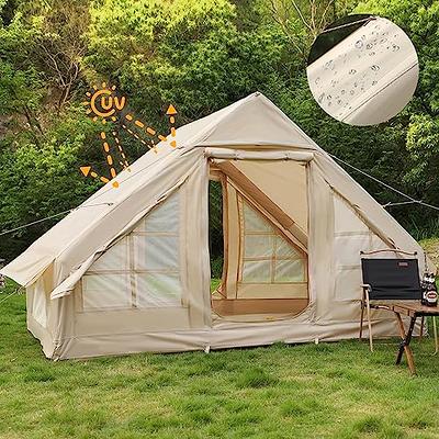 Inflatable Glamping Tent With Pump, 4-5 Person Inflatable House